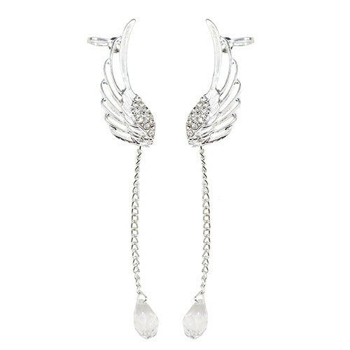Angel Wing Tassel Ear Cuff