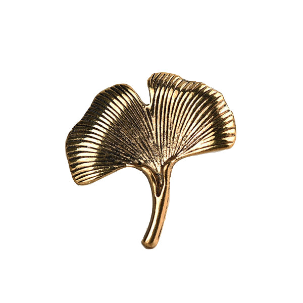 Apricot Leaf Brooch