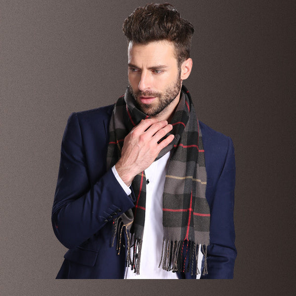 Winter Warm Checks Scarf/Muffler
