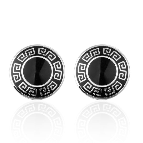 Round Edge Pattern Cufflinks