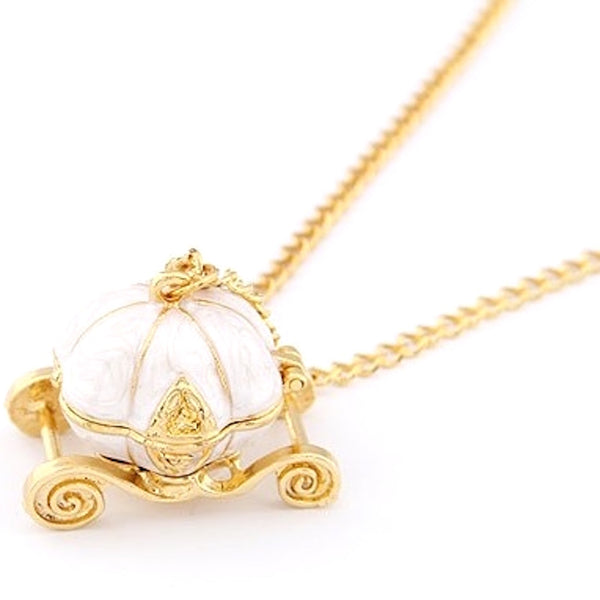 Pumpkin Carriage Necklace