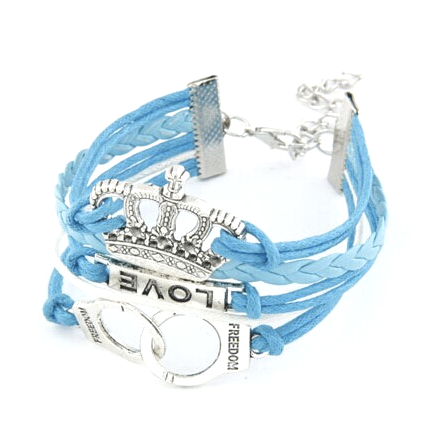 Multilayer Love Crown Rope Bracelet