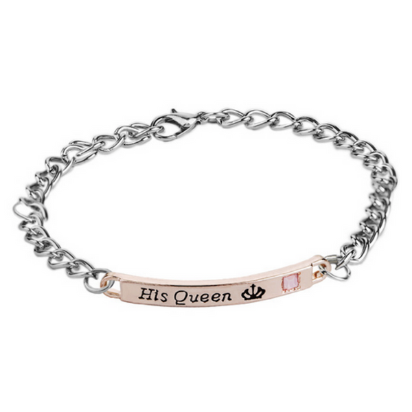 HIS QUEEN Couple Bracelet