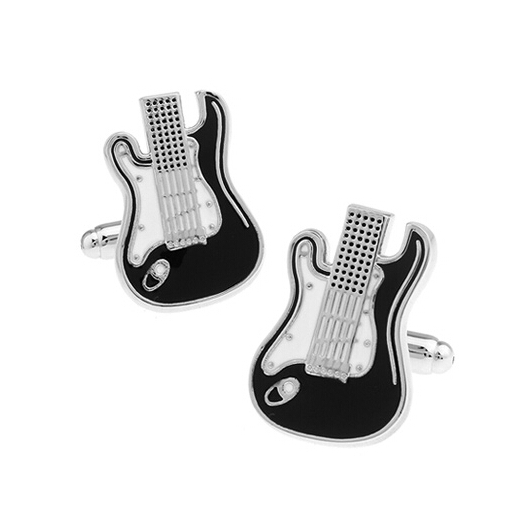 Black Guitar Cufflinks
