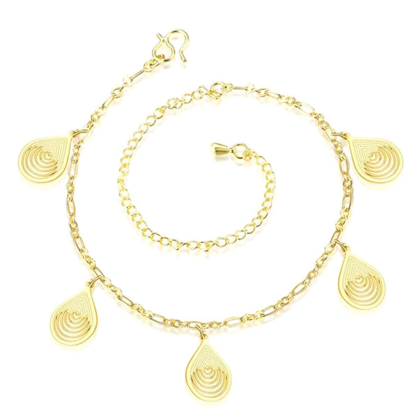 Hanging Drops Charms Anklet
