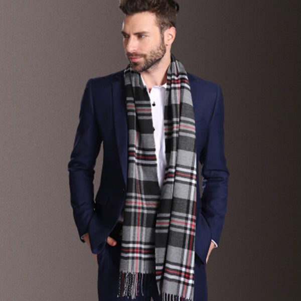 Winter Warm Checks Scarf/Muffler