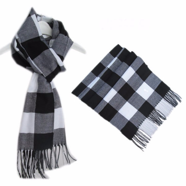 Winter Warm Checks Scarf/Muffler