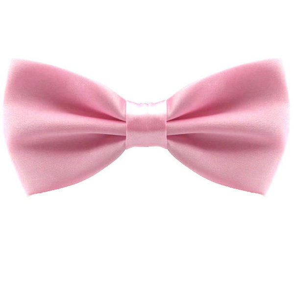 Plain Baby Pink Bowtie
