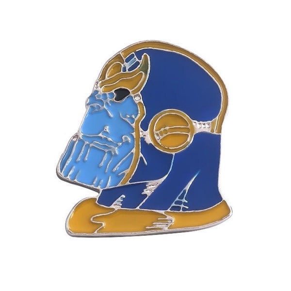 Thanos Face Collar/Lapel Pin Brooch