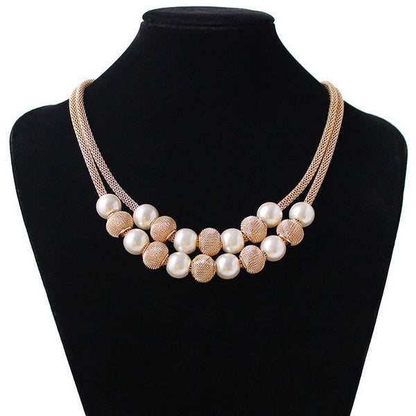 Connected Balls Chain Necklace