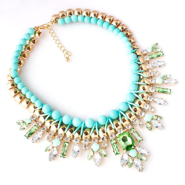 Crystal Galore Beaded Choker