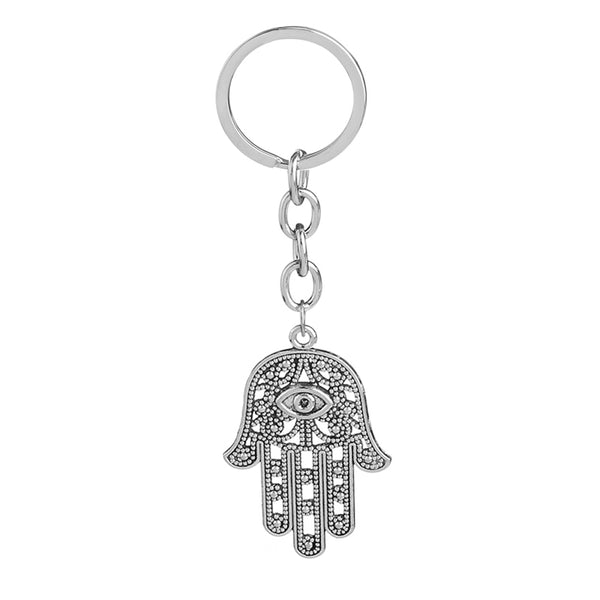Hamsa Hand Fatima Evil Eye Keychain