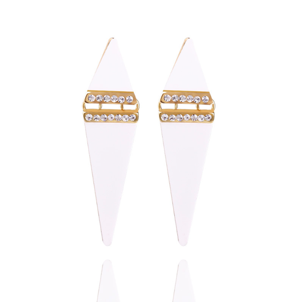 Mirror Triangles Earrings