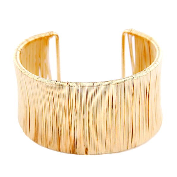 Thin Strands Woven Cuff