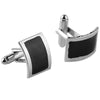 Rectangle Curved Cufflinks