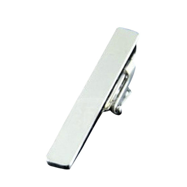 Plain Silver Tie Clip