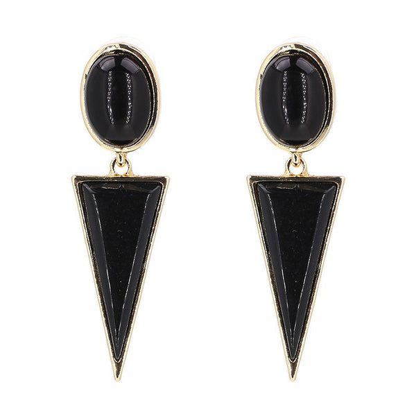 Inverted Triangle Drop Earrings
