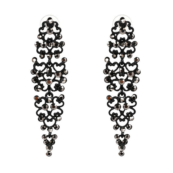 Vintage Curls Drop Earrings