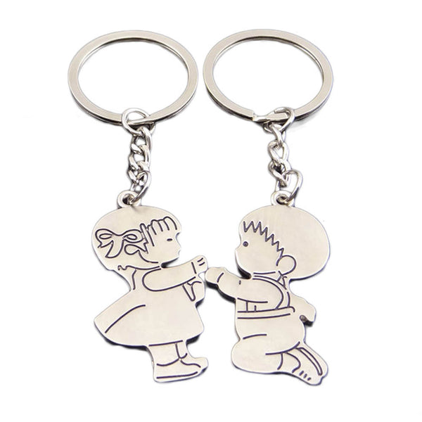 Boy & Girl in Love Keychain