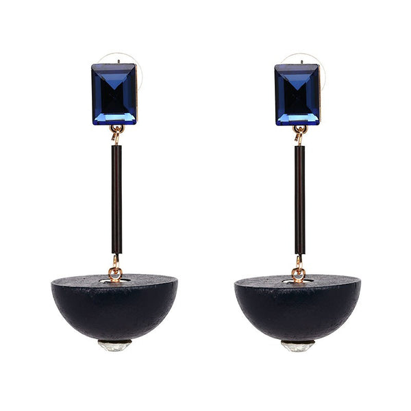 Hanging Sphere Drop Earrings