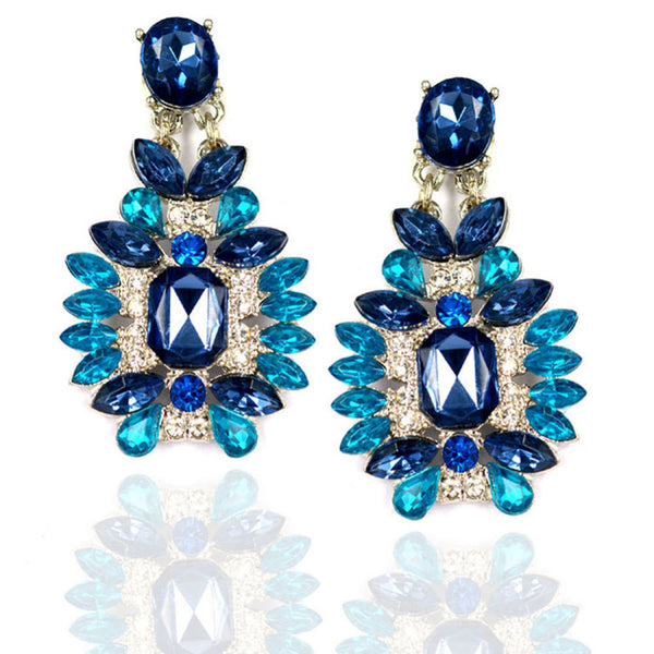 Mystic Blue Drop Earrings