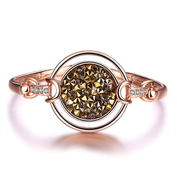 Crystal Ball Bangle Bracelet