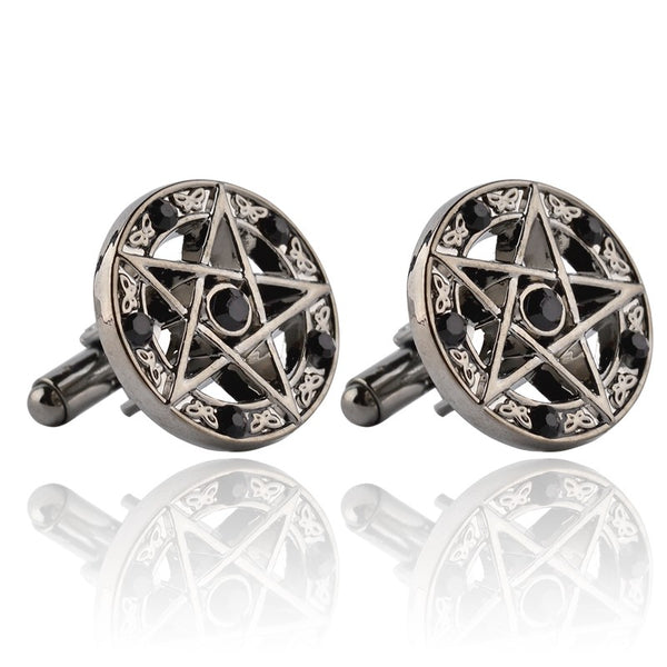 Pentagram Pentacle Five-pointed star Cufflinks