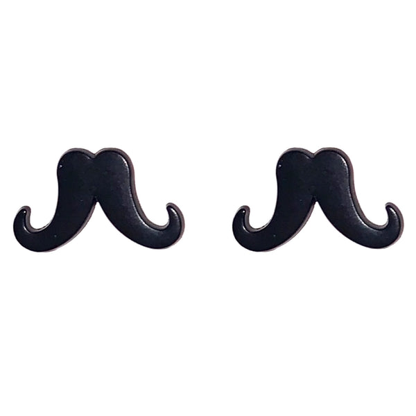 Moustache Collar Pin (Pair)