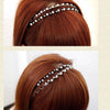 Zigzag Pear Crystal Hairband