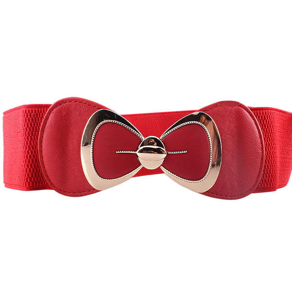 Big Bowknot Buckle Waist Belt