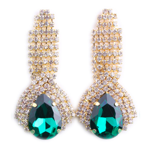 Sparkling Crystal Drop Earrings