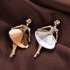 Ballet Girl Crystal Brooch