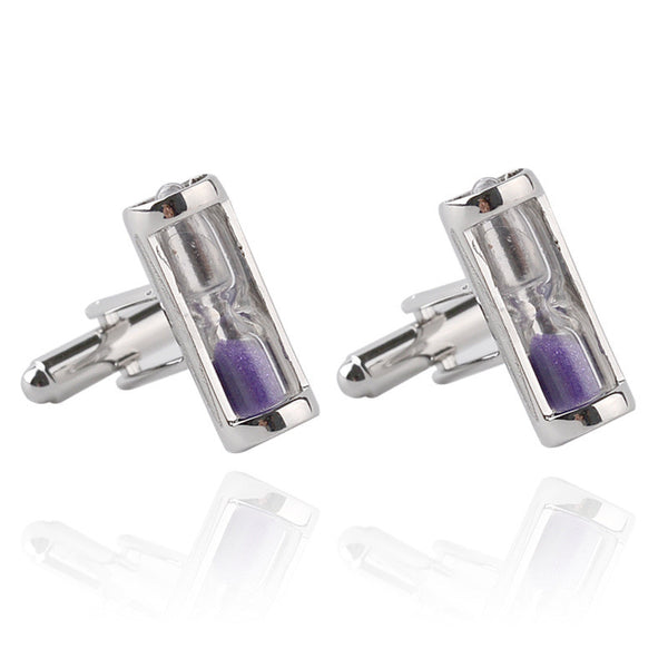 Hourglass of Time Cufflinks