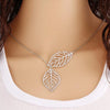 Connected Leaves Pendant Chain
