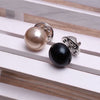 Gold Imitation Pearl Collar Pins