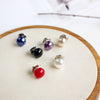 Gold Imitation Pearl Collar Pins