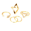 Triangle & Diamond Rings Set