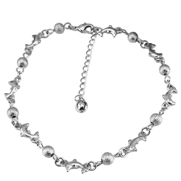 Dolphin & Beads Anklet