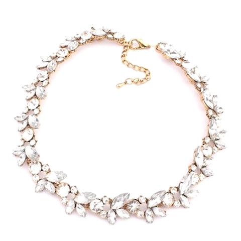 Glittering Leaves Necklace