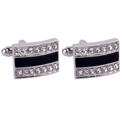 Embellished Rectangle Cufflinks