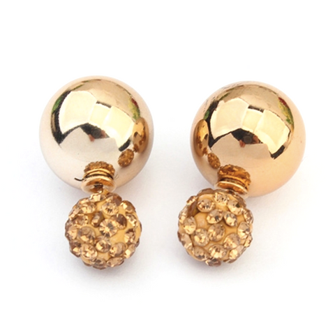 Double Sided Stud Earrings