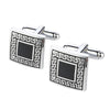 Square Edge Pattern Cufflinks