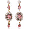 3D Hanging Flowers Earrings