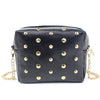 Golden Rivets Rectangle Sling Bag