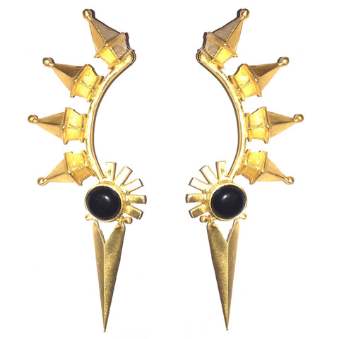 Rivets Cuff Earrings