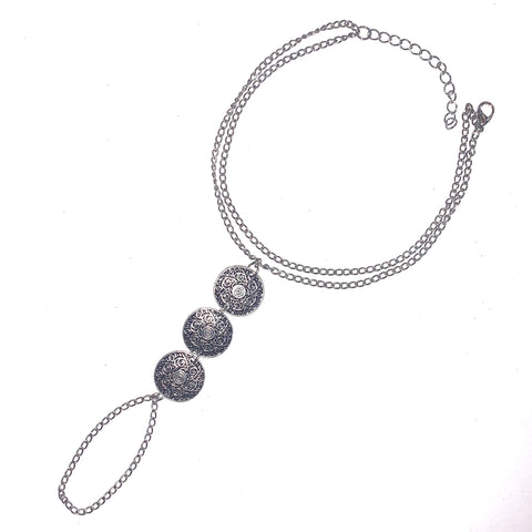 Three Circle Foot Chain