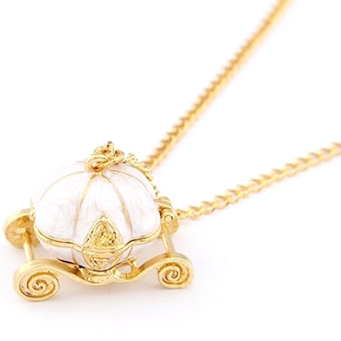 Pumpkin Carriage Necklace