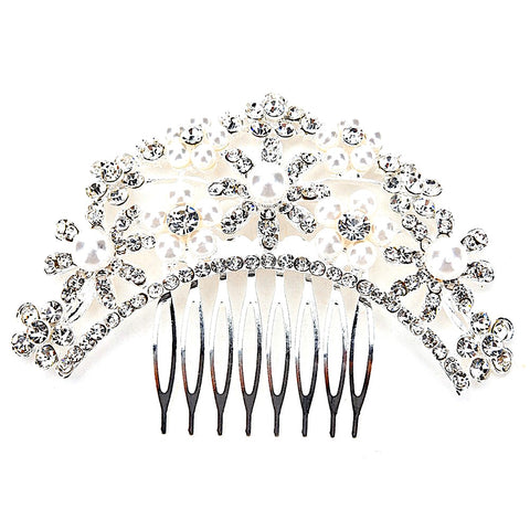 Wedding Flowers Comb Pin