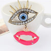 Vampire Teeth & Eye Ring
