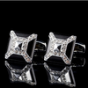 Jewelled Square Cufflinks